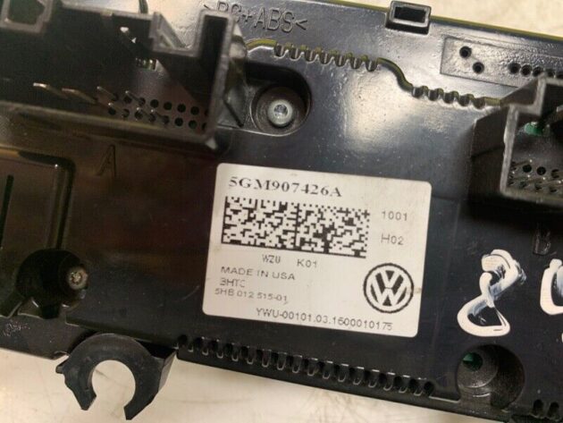 2015 2016 Volkswagen Golf A/C Heather Temperature Climate Control Panel OEM