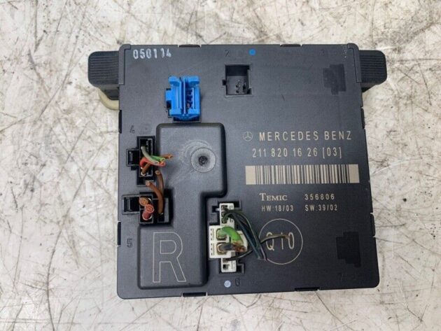 03 04 05 06 Mercedes-Benz W211 E350 Rear Right Door Control Module OEM