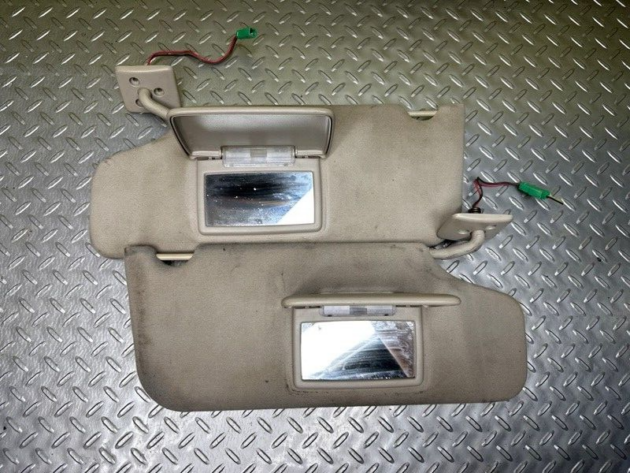 07 08 09 10 Ford Edge Left & Right PAIR Sun visor Sunvisor OEM