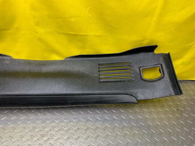 08 Bentley Continental GT Black Rear Luggage Trunk Trim Scuff Plate Panel OEM