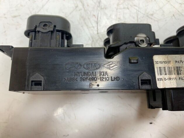 17 16 15 14 13 12 Hyundai Accent Master Power Window Switch Driver Side OEM