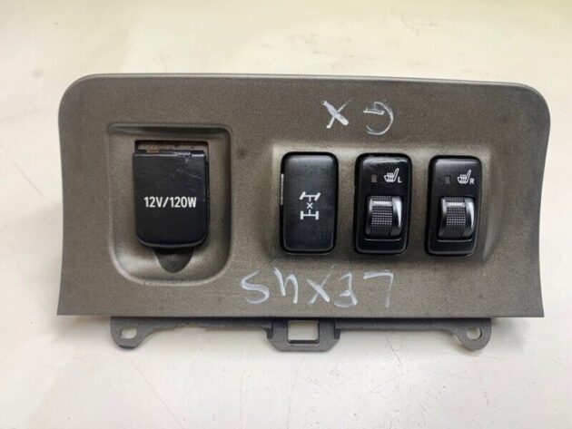 03 04 05 06 07 08 Lexus GX470 Seat Heater AUX Control Switch With Power Outlet