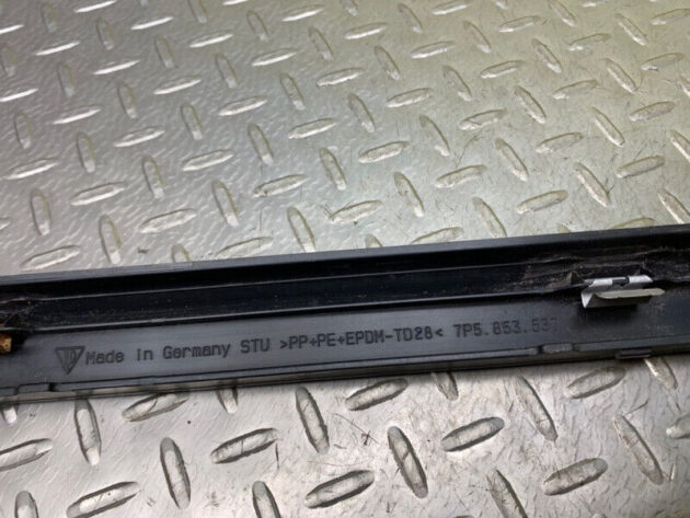 12 13 14 Porsche Cayenne Front Left Driver Door Sill Scuf Plate Molding Trim OEM