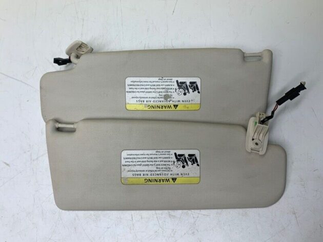 2014 14 Volkswagen CC Left & Right Driver Passenger Side Sun Visor PAIR SET OEM