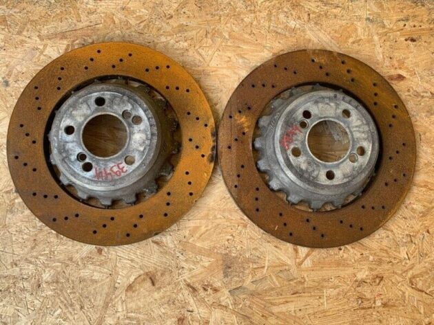 15 16 17 18 BMW X5M X6M F16 Rear Brake Ventilated Disc PAIR SET 385X24 OEM