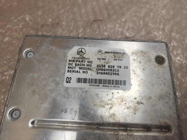 06 07 08 09 Mercedes-Benz E350 Voice Telephone Control Module OEM A2308207026