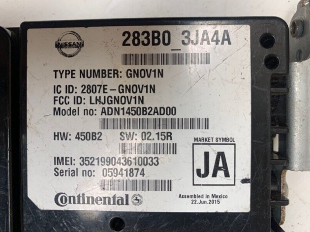 14 15 16 Infiniti Q50 Telematics Communication Control Module OEM