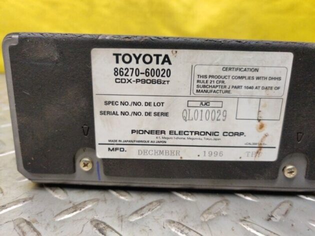 95 96 97 LEXUS LX450 Radio receiver cd playe OEM 86270-60020