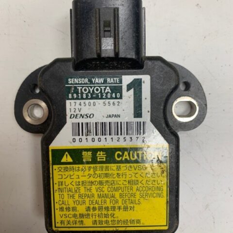 07 08 09 Lexus LS460 Stability Control Yaw Rate Sensor OEM  89183-12040