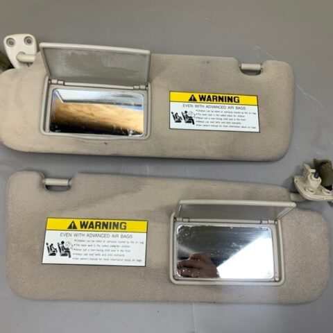 06 07 08 09 10 Hyundai Sonata Passenger & Driver Side Sun Visor Pair OEM