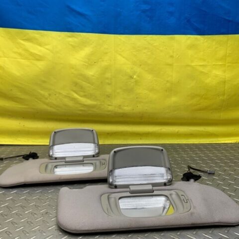 00 01 02 Jaguar S-Type 4.0L Sunvisor Sun Visor Set OEM XR86305AGM / XR86303AGM