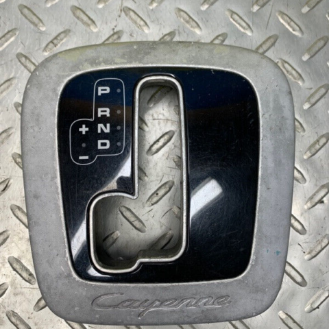 05 06 07 08 09 10 Porsche Cayenne Automatic Shifter Trim Plate OEM 95555226101