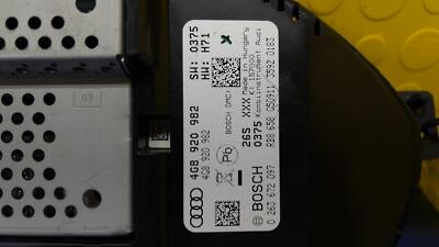 17fbee1bf9ba601460cc59bc394b0ca8 12 13 14 15 AUDI A6 Speedometer Instrument Cluster OEM 4G8920982