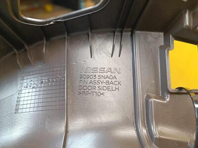 1a72546f0dd59f6a7da4e709a170e1dc 19 20 21 22 INFINITI QX50 Tailgate Liftgate Left Upper Trim Cover OEM 909035NA0B