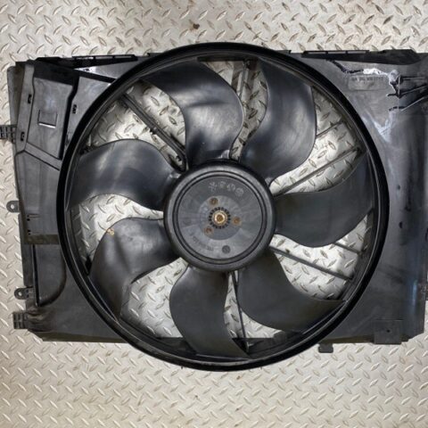 12 13 14 Mercedes E350 Convertible Engine Cooling Fan Shroud Motor Assembly OEM