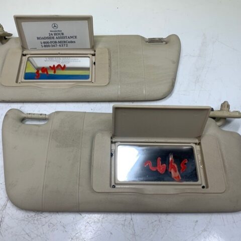 03 04 05 06 07 Mercedes-Benz CLK350 Sun Visor Passenger & Driver LH & RH PAIR
