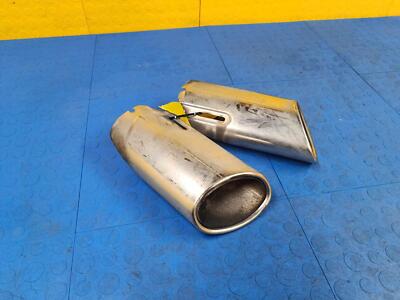 213034c2e87fa3379831ce50eaa946e9 10 11 12 13 MERCEDES E-350 Chrome Exhaust Tip Cover Set OEM A2044906427