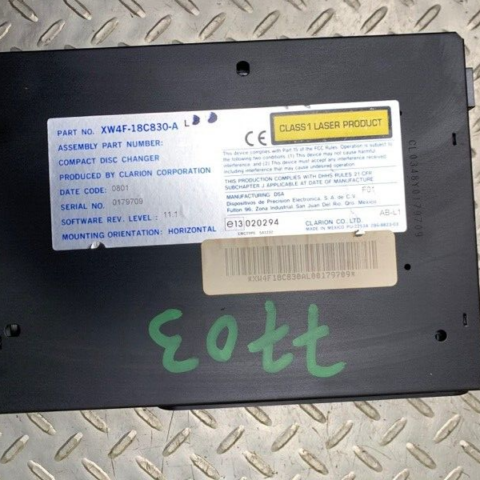 00 01 02 03 Jaguar S-Type CD Changer OEM XW4F18C830A