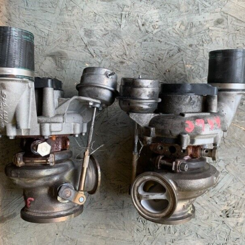 15 16 17 18 BMW X6m S63 V8 4.4L Turbo Supercharger  Only 58K Miles PAIR OEM