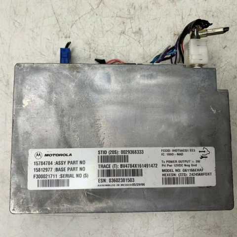 06 2006 Cadillac SRX  Communication Control Module Computer OEM 15784784
