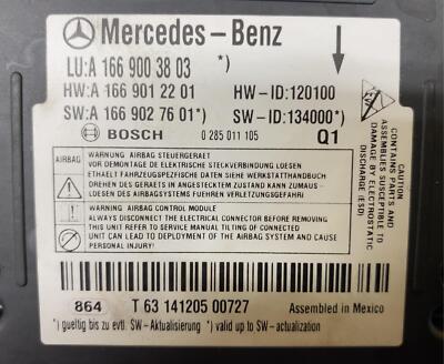 305d6f86ef2031909baaca4cedf26592 12 13 14 15 MERCEDES GL450 Diagnostic Computer Module OEM A1669003803