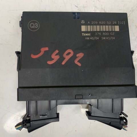 03 04 05 06 07 08 Mercedes-Benz CLR350 Rear Thermic Control Module A2098205226