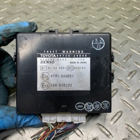 02 03 04 05 Lexus SC430 Anti Theft Warning Alarm Control Module 89730-24040 OEM