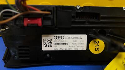 3a2631b463f133b7ab0204ccc5b83231 12 13 14 15 AUDI A6 Heater A/c Control OEM 4G0820043N5PR