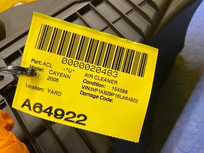 48118d80c79a829d862ec8fbd6e0cf0f 03 04 05 06 08 09 10 PORSCHE CAYENNE Left Air Cleaner OEM 95511002110