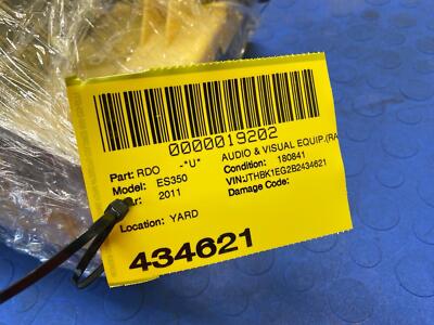 48e5ac2e623d754659fe0cc2594f2de2 10 11 12 LEXUS ES350 AM / FM Receiver CD Player Control Panel OEM 8612033E40