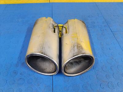 4e6ece2fe99a3e3380348cf44bed2e3c 10 11 12 13 MERCEDES E-350 Chrome Exhaust Tip Cover Set OEM A2044906427