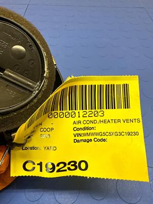 56d9b4732c1c46af2773bb05528c3c67 14 15 16 17 18 19 MINI COOPER Dash Outer Air Vent Airvent OEM 64229262413