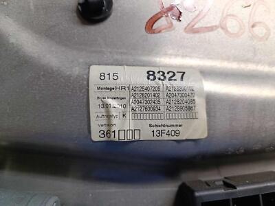 5b889a95db86e1e340b59ccb0b0e2940 10 11 12 13 MERCEDES E350 Rear Right Door Window Regulator Panel OEM A2127301879