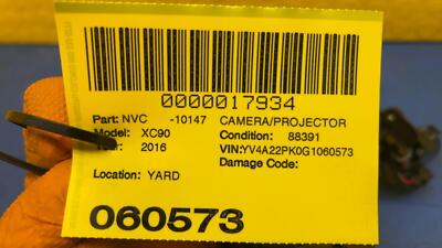 5caf82ef58fe8afa4302f4b7cb1cd006 16 17 18 VOLVO XC90 Camera Park Assist OEM 31471559