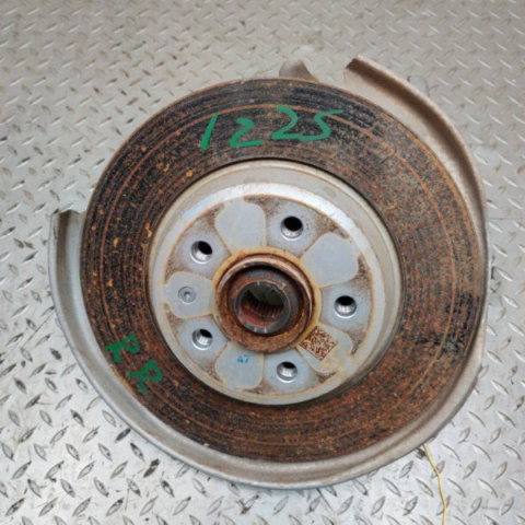 13 14 15 16 17 18 19 Audi A4 Rear Right Spindle Knuckle Hub w/ brake Disk OEM
