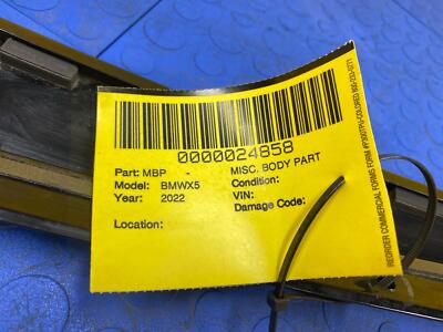 6bc0856f0bd2485b5bea532cf5a29c31 17 18 19 20 21 22 BMW X5 Rear Right Door Window B-Pillar Trim OEM 7429-7429387