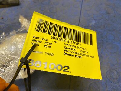 6dcb1b71e5833c516bce5a890061d2bd 14 15 16 17 VOLVO XC60 Windshield Washer Bottle Filler Neck OEM 30784333