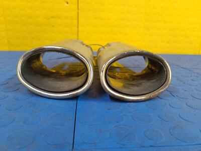 72335272ee959c1b51b6310f6b62b5bf 10 11 12 13 MERCEDES E-350 Chrome Exhaust Tip Cover Set OEM A2044906427
