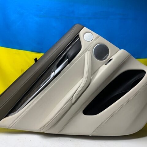 14 15 16 17 BMW X6 F16 Rear Left Driver Side Door Trim Panel Leather OEM