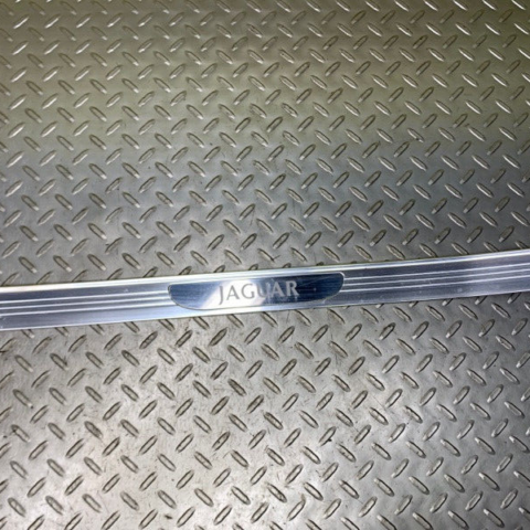 00 01 02 03 Jaguar S-Type Front Left Driver Sill Scuff Plate Chrome OEM