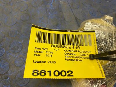 7eaf3397bf4f92993fcddc9697367904 14 15 16 17 VOLVO XC60 Windshield Lane Daperture Collision Camera OEM 31387310