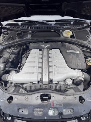 03 04 05 06 07 08 09 10 11 12 Bentley Continental Engine 6.0L W12 19724 Miles