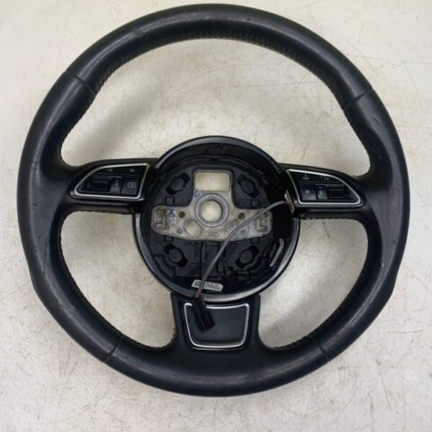 15 16 17 18 Audi A3 Sedan Steering Wheel Leather 3 Spoke Multi Function OEM