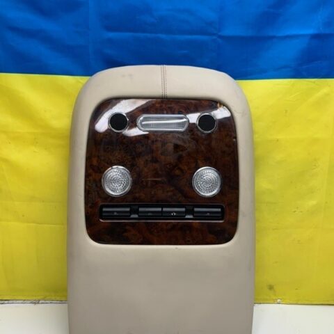 05 06 07 08 09 Bentley Continental GT Rear Dome Light Overhead Console Wood OEM