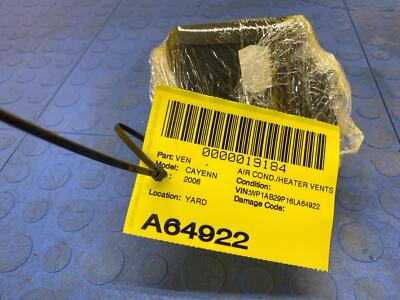 96e6699872478ad7e5950d108f1302ae 03 04 05 06 07 08 09 10 PORSCHE CAYENNE Dash Left Air Vent OEM 7L5819703A