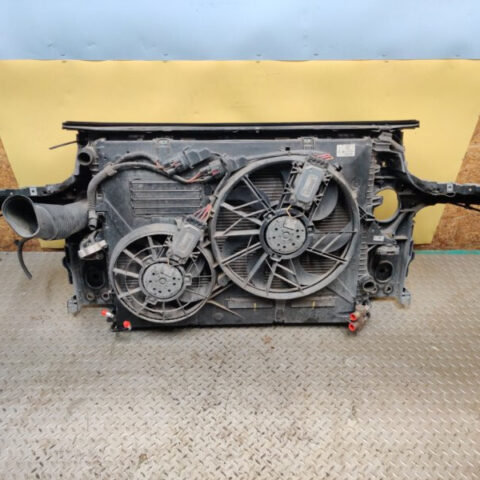 08 09 10 Porsche Cayenne 3.6 4.8 Radiator Support A/C Condencer Fan Assembly OEM