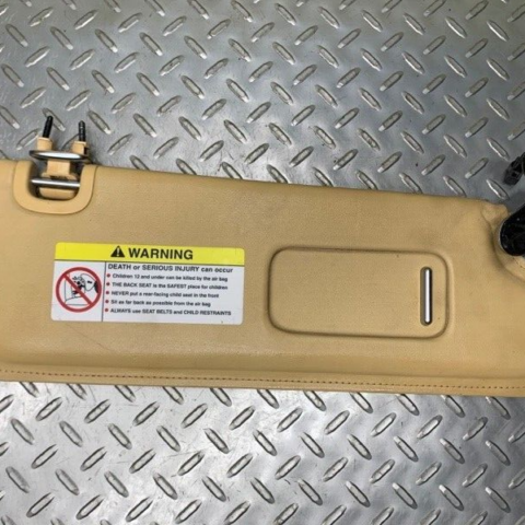 05 Bentley Continental Flying Spur Right Passenger Side Sun Visor  w/Mirror OEM