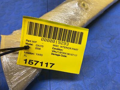 9a68eceb33c4f08991c32bc531ad461d 03 04 05 06 07 08 09 LEXUS GX470 Front Left A-Pillar Garnish Trim OEM 6221260130