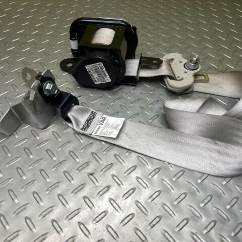 11 12 Nissan Leaf Front Passenger Seat Belt Beige OEM 868843NA3A