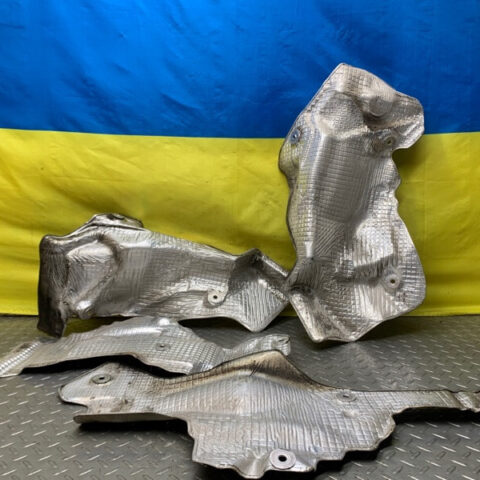 05 06 07 08 Bentley Continental GT Heat Shields Insulator Rear Silencer Set OEM